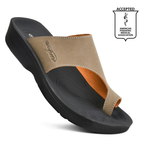 Regan Aerothotic Sandals | Khaki