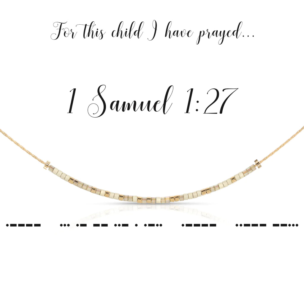 1 Samuel 1:27 Necklace