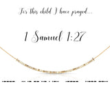 1 Samuel 1:27 Necklace