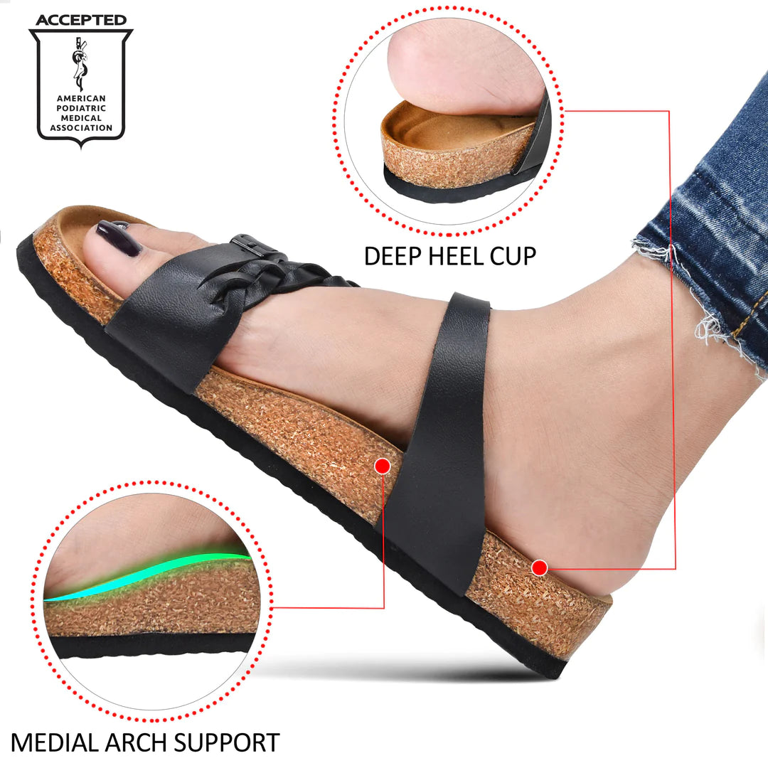 Viking Aerothotic Sandals | Black