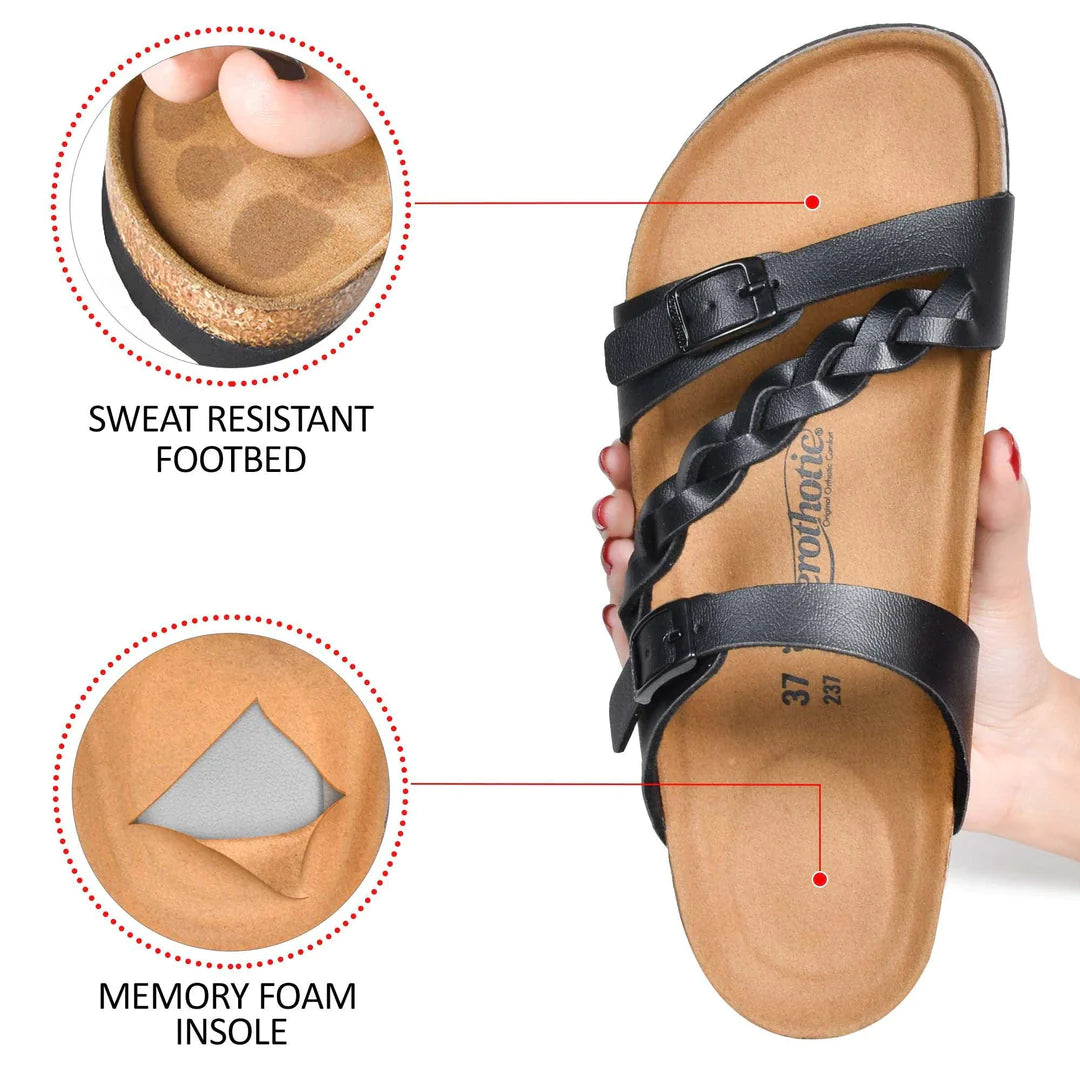 Viking Aerothotic Sandals | Black