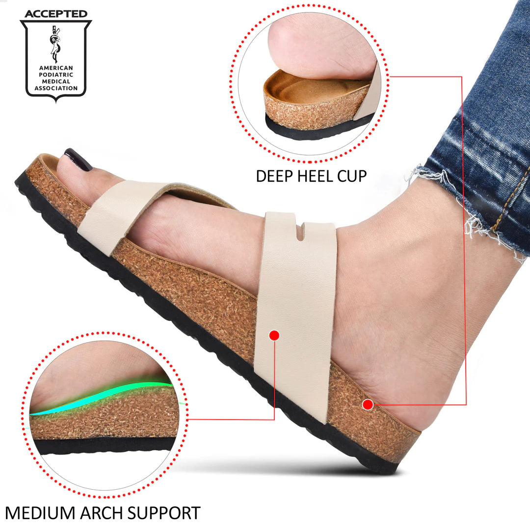 Kaizen Aerothotic Sandals | Cream