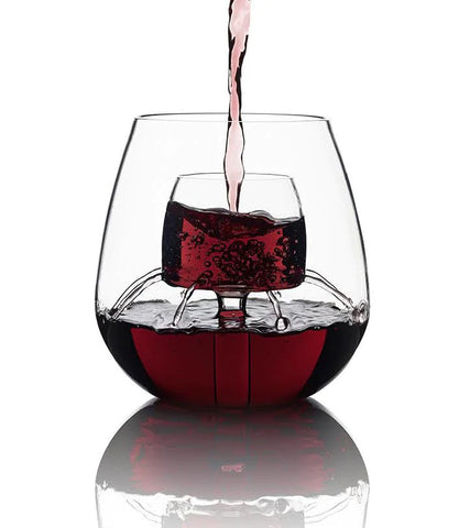 Shatterproof Aerating Wine Glass Set