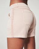 Spanx Twill Shorts 4" | Pale Pink