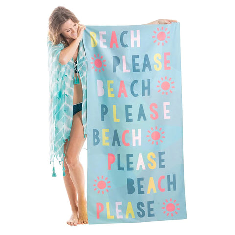 Beach Please Repeat | Quick Dry Towel