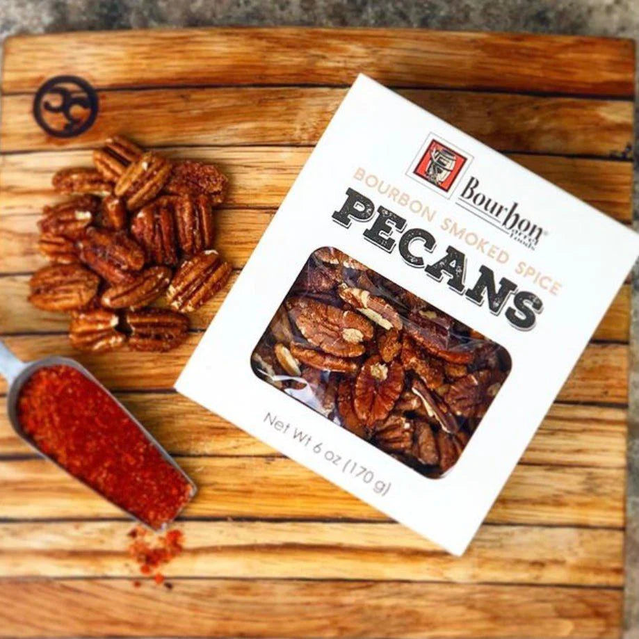 Bourbon Smoked Spiced Pecans
