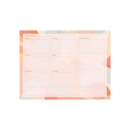 Tearaway Weekly Notepad Large