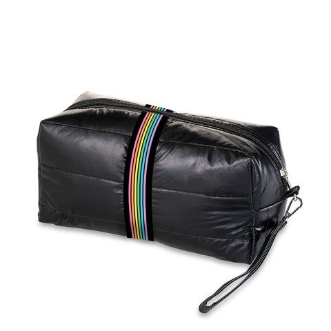 Black Puffer Cosmetic Bag