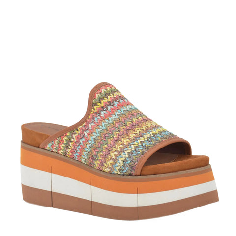 Flocci Wedge Sandal | Tan