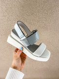 Paradox Platform Sandals | Grey