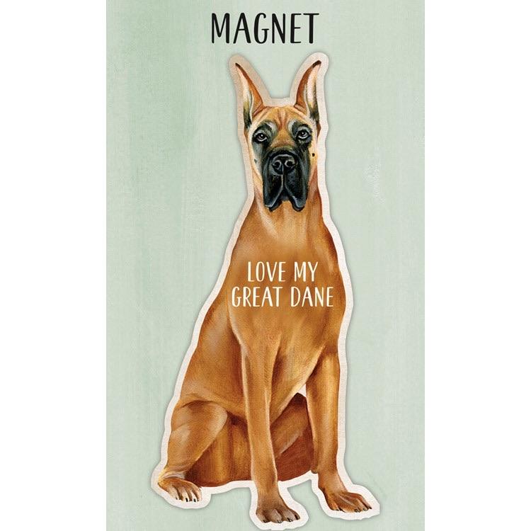 Magnet Love my Great Dane