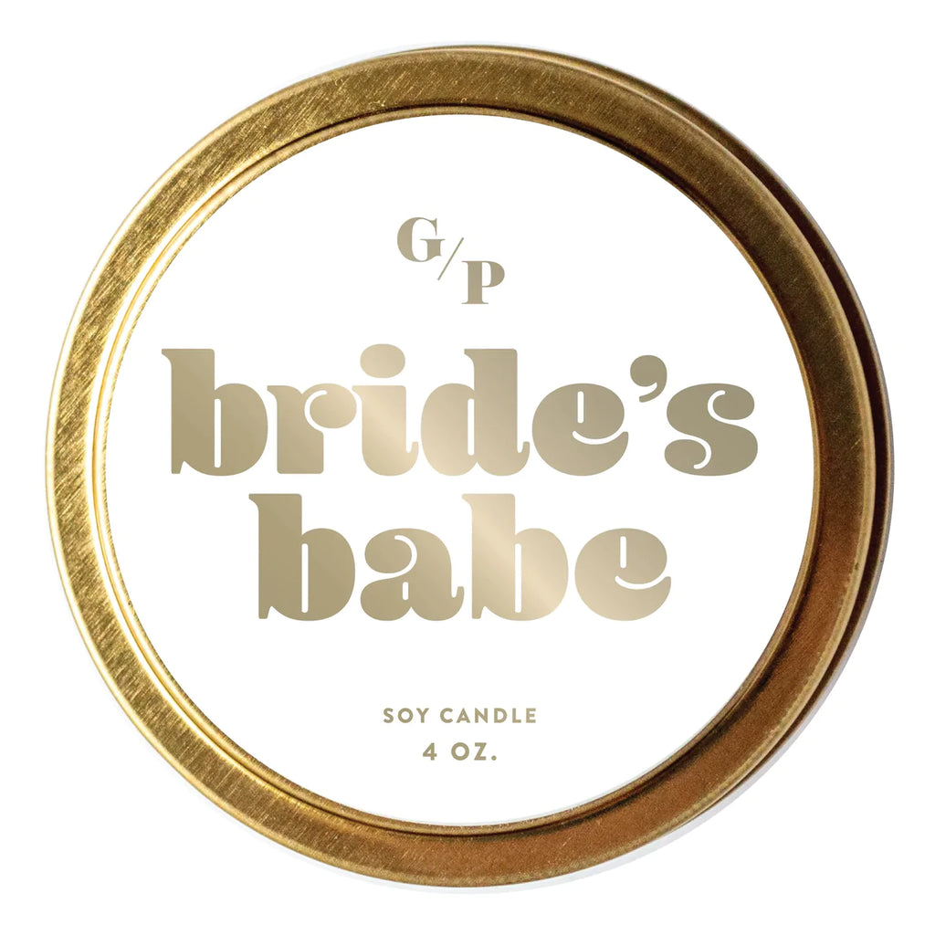 Bride’s Babe Tin Candle