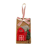 Painted Plank Ornament