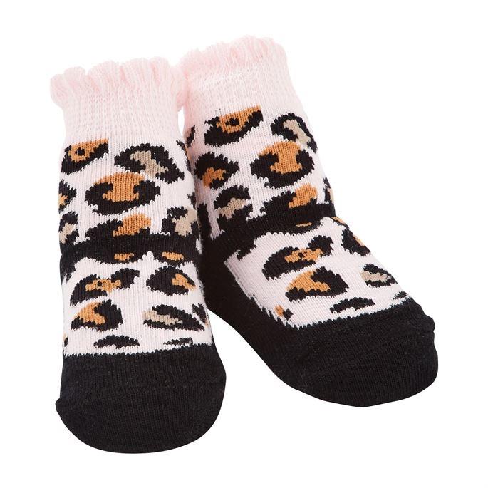 Black Leopard Socks