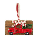 Painted Plank Ornament