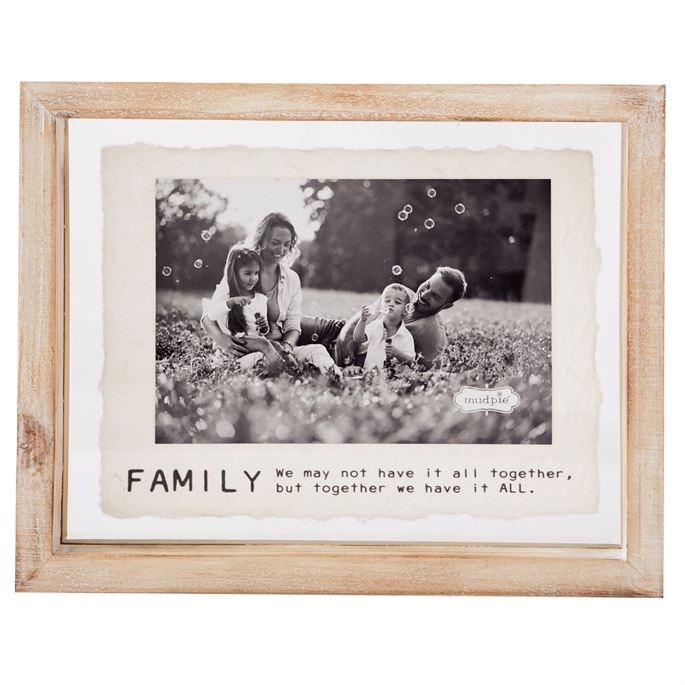 Family Glass 4x6 Frame