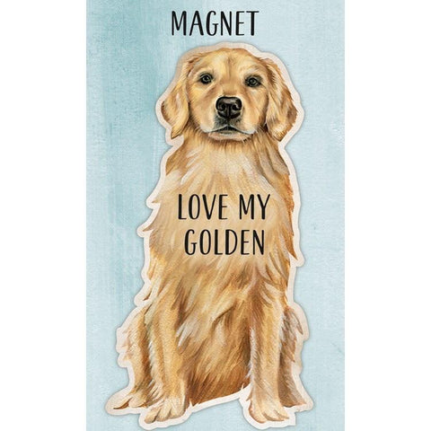 Magnet Love my Golden Retriever