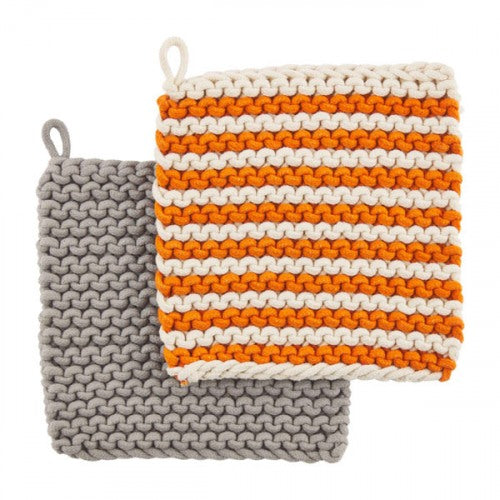 Fall Crochet Pot Holder Set