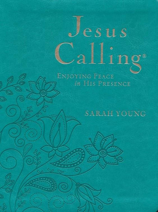 Jesus Calling- Teal Leather