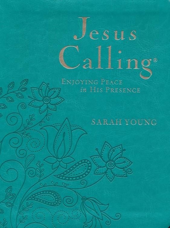 Jesus Calling- Teal Leather