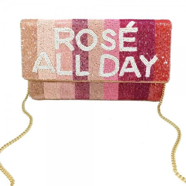 Rose All Day Beaded Bag