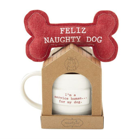 Christmas Dog Mug & Toy Set