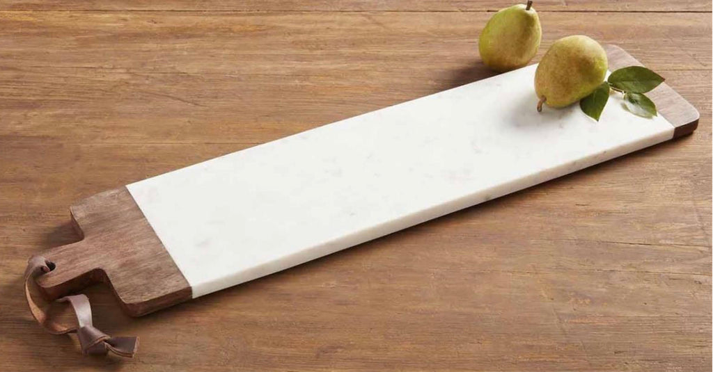 Long Wood and Marble Board