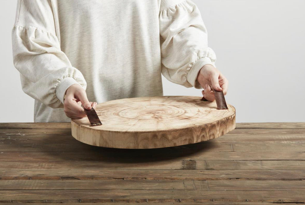 Wood Slice Tray