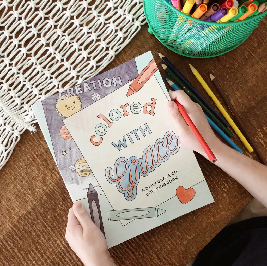 Colored with Grace - Kid's Coloring Book