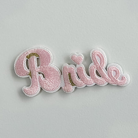 Bride Embroidered Patch