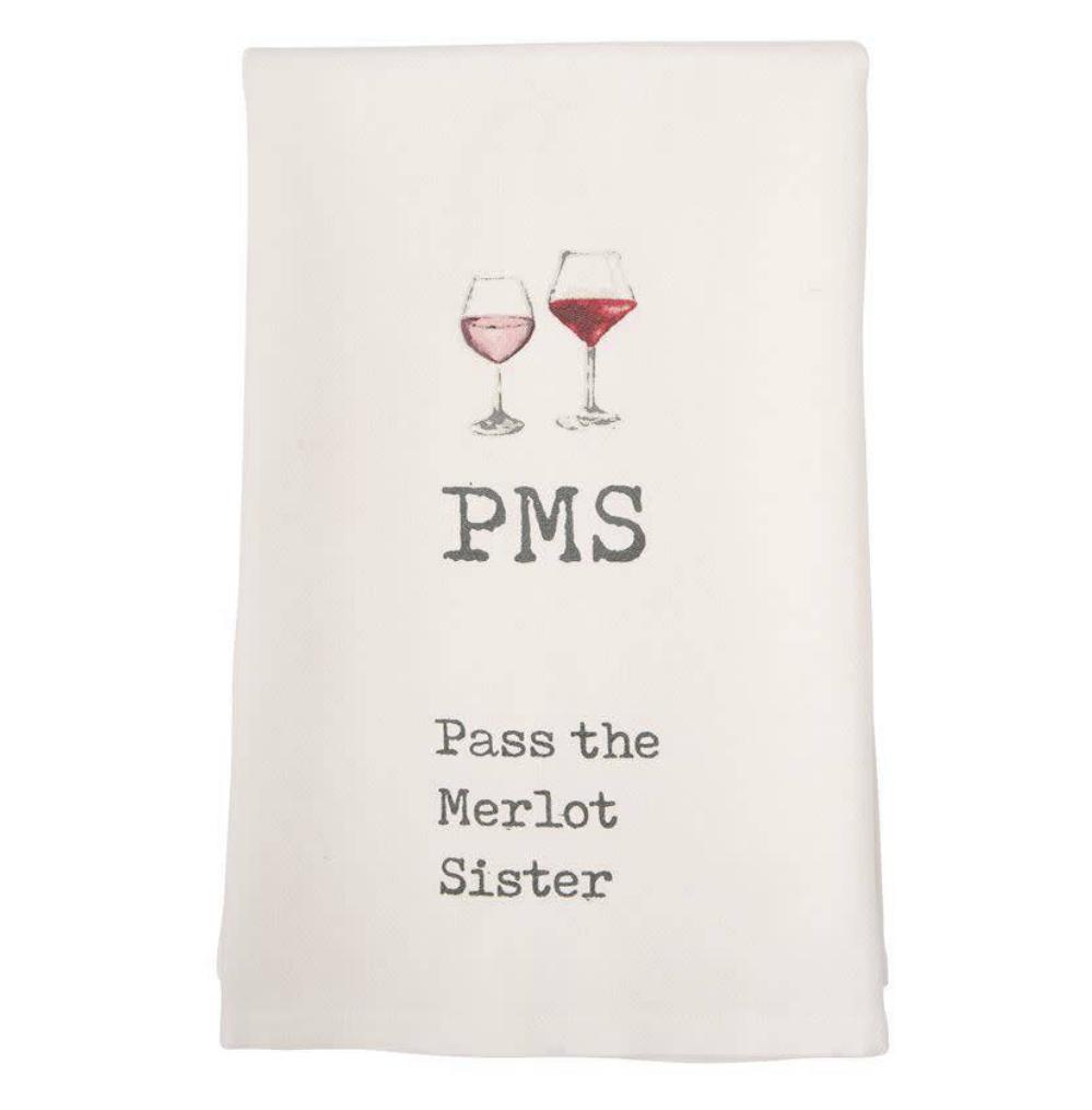 PMS Wine Tea Towel