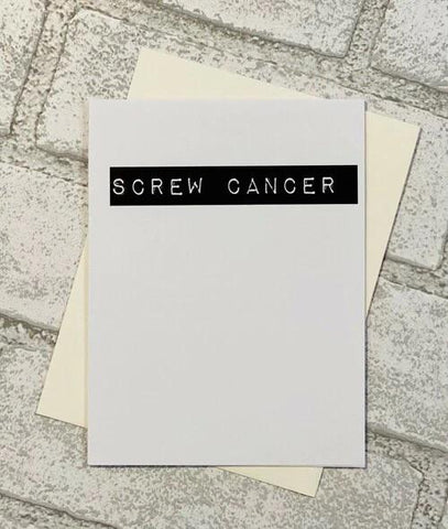 Screw Cancer Card