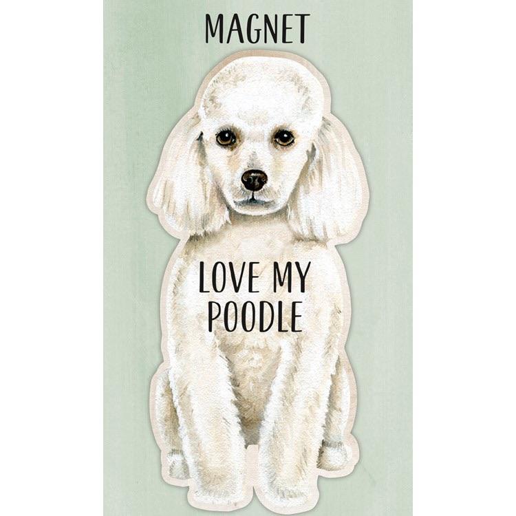 Magnet Love my Poodle