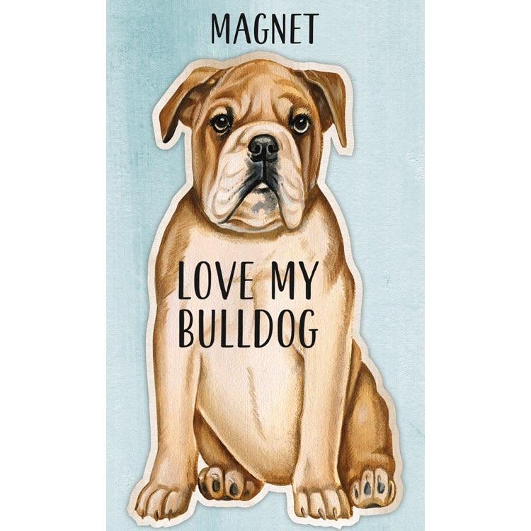 Magnet Love my Bulldog