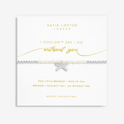 Bridal Pearl Bracelet | I couldn't Say I Do Without You