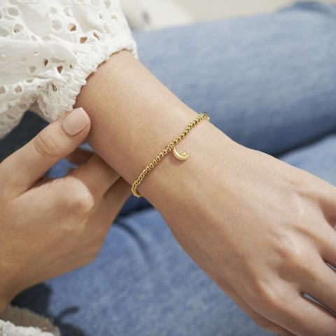 A Little Love You to the Moon and Back Bracelet | Gold