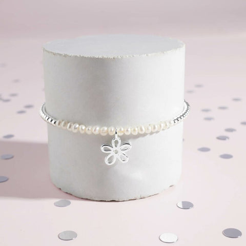 Bridal Pearl Bracelet | Flower Girl