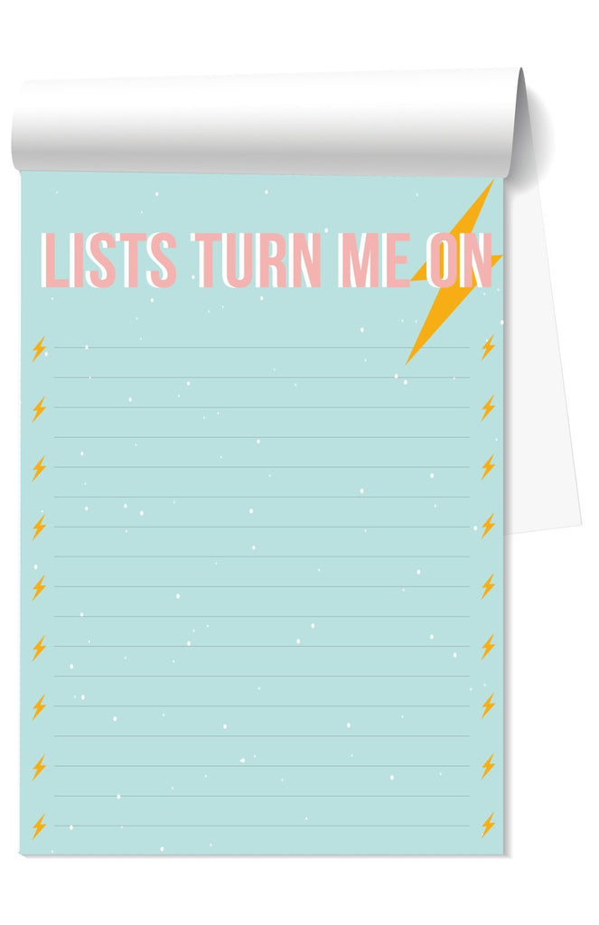 Lists Turn Me On Notepad