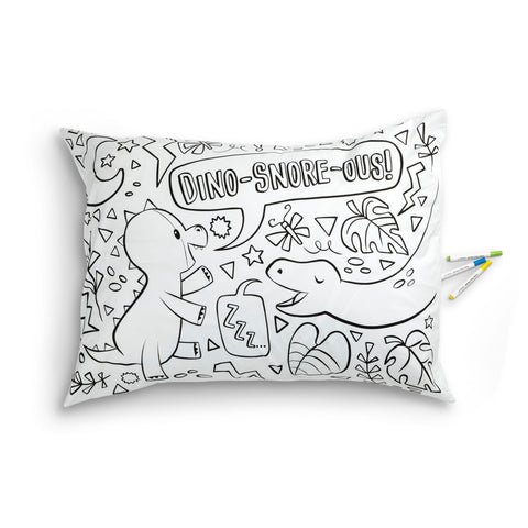 Color Me Pillowcase | Dino-Snore-Ous