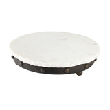 Marble Iron Lazy Susan