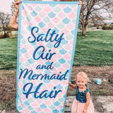 Salty Air Mermaid Hair | Quick Dry Towel