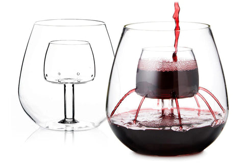 Shatterproof Aerating Wine Glass Set