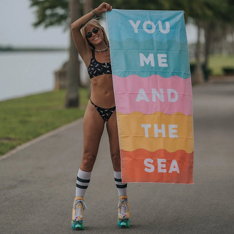 You Me and the Sea | Quick Dry Towel